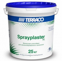 Базовая шпатлевка TERRACO Sprayplaster FB машинного нанесения 25кг