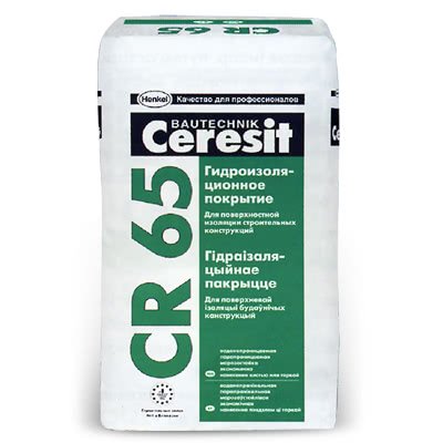 Гидроизоляция CERESIT CR 65 (Церезит 65), 25 кг.