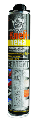 Клей-Пена KANZLER /Profpur CEMENT, профф 850мл