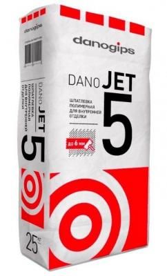 Шпатлевка DANOGIPS полимерная DANO JET 5 25кг РФ
