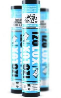 Материал кровельный  IzoLUX ОПТИМАЛ ТПП 3,0  15м2  (низ на ст. ткани)