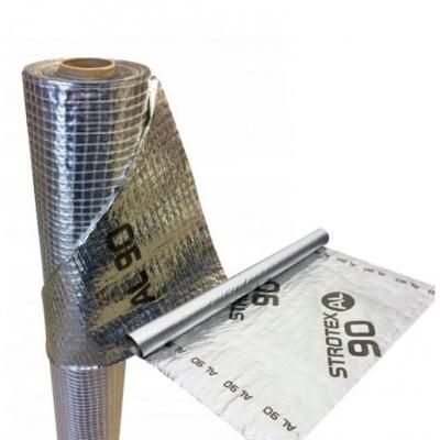 Strotex  AL 90  пароизоляция с фольгой   75м кв           РП