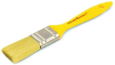 Кисть для Акрила ColorExpert 50мм толщ 14мм желтая пласт ручка, РП