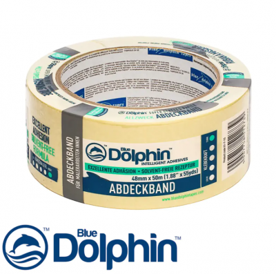 Лента малярная Blue Dolphin Masking синяя 48мм*50м РП