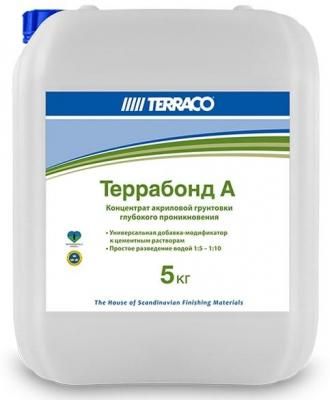Terraco Terrabond A Грунт-Концентрат до 19 5кг (добавка-пластиф для цемент с-вов)
